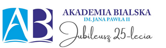 Logo Akademii Bialskiej im. Jana Pawła II w Białej Podlaskiej